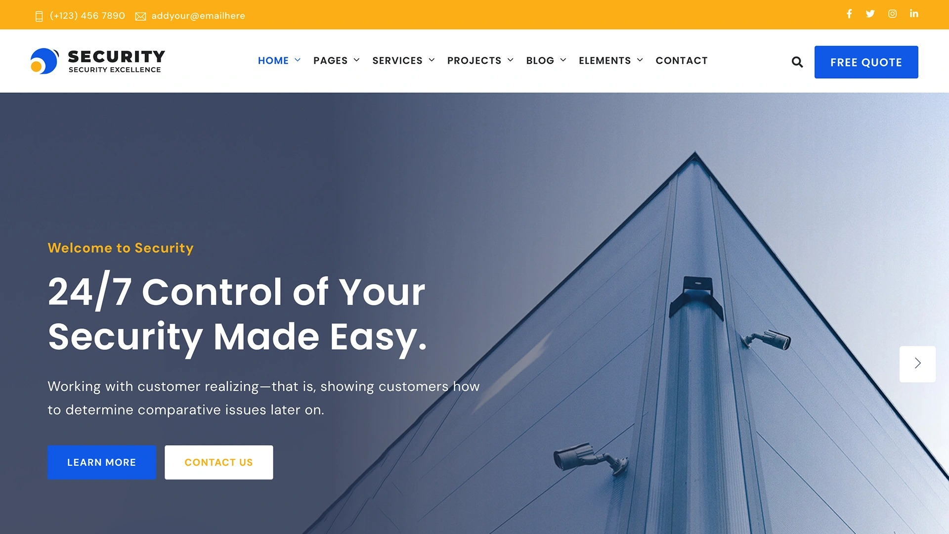 SecurityPro - CCTV & Security HTML Template